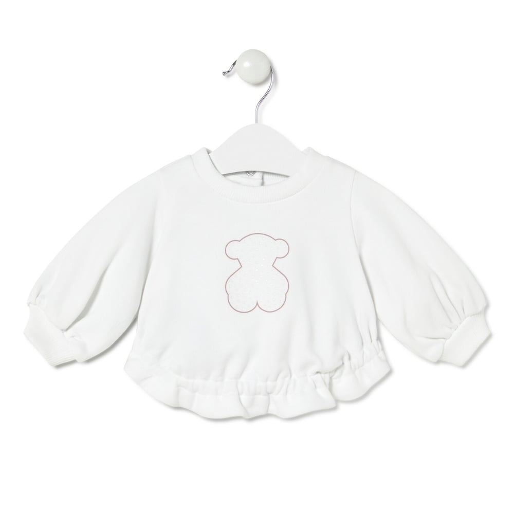 T-shirt with bear in Party white