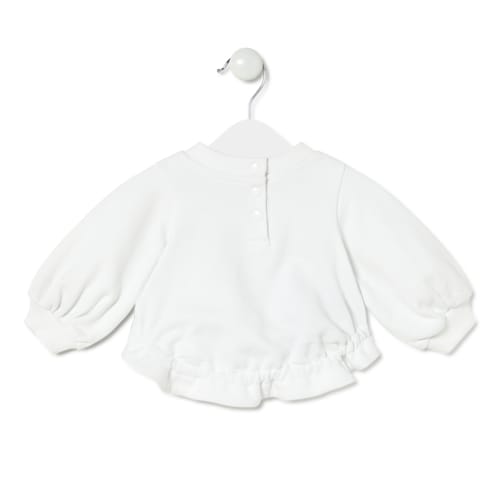 Camiseta con oso Party blanco