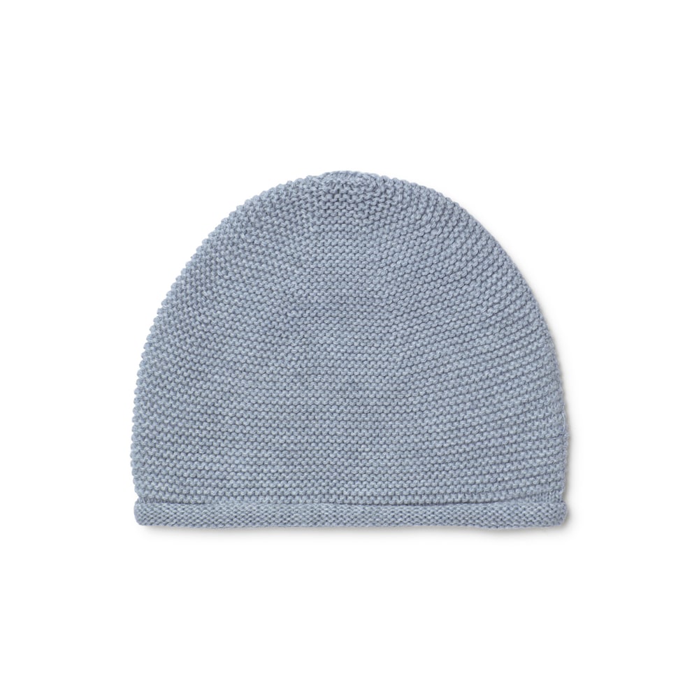 Gorro de beb&eacute; de reci&eacute;n nacido Tricot azul