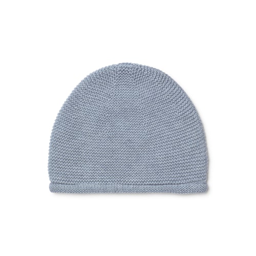 Gorro de bebé de recién nacido Tricot azul