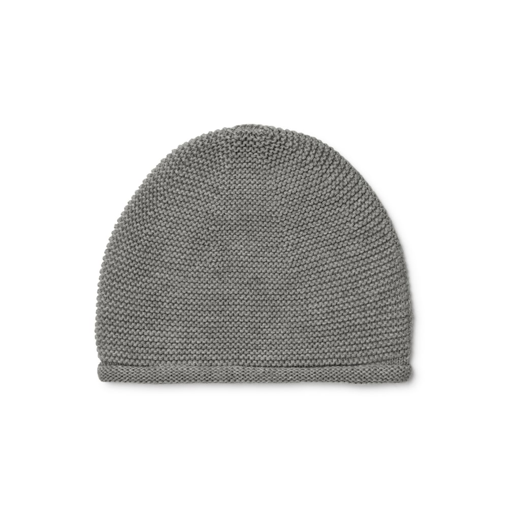 Gorro de beb&eacute; de reci&eacute;n nacido Tricot gris