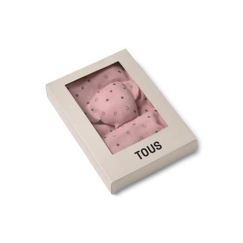 Doudou de beb&eacute; Mini cor-de-rosa
