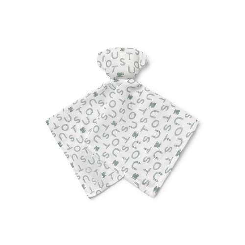 Baby comforter in Soft green