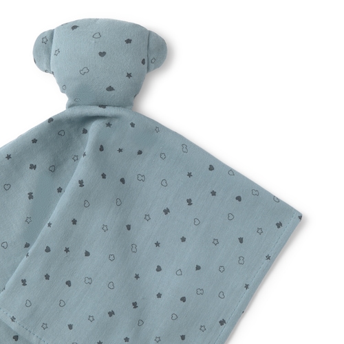 Doudou de bebé Mini celeste