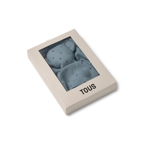 Doudou de bebé Mini celeste