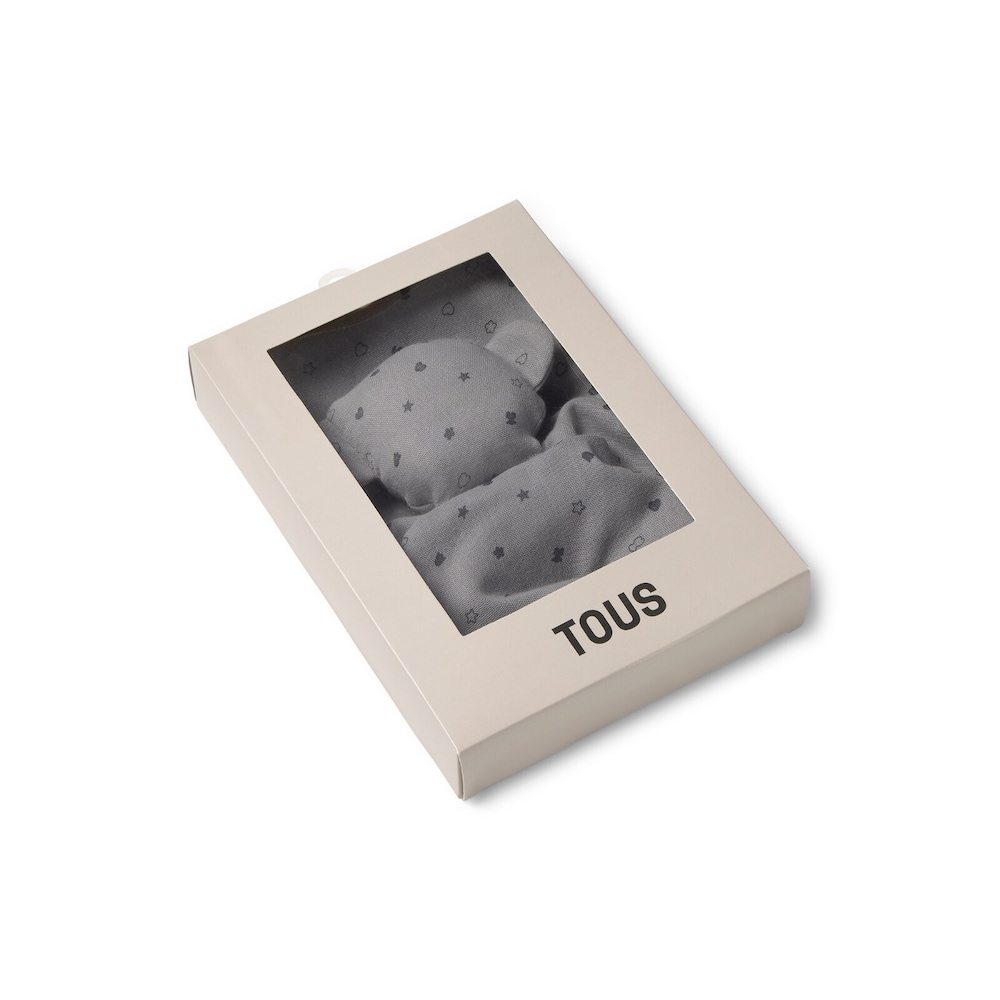 Doudou de beb&eacute; Mini gris