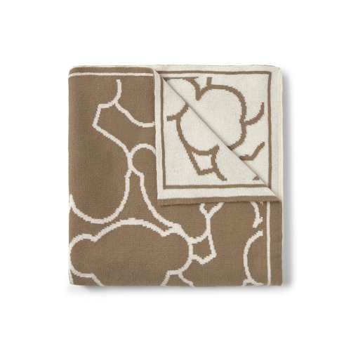 Manta de bebé reversible Nilo beige