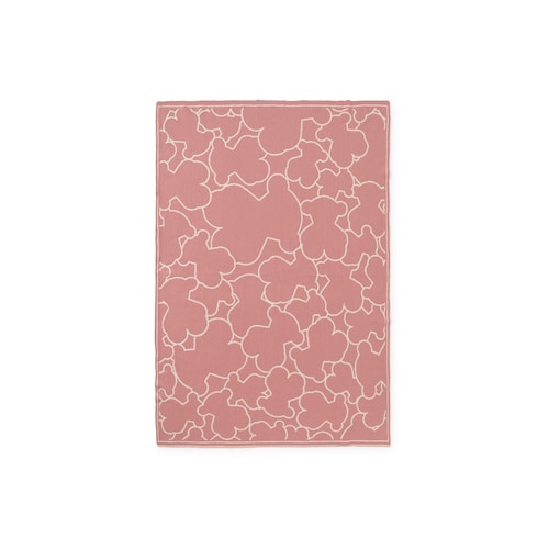 Manta de bebé reversible Nilo rosa