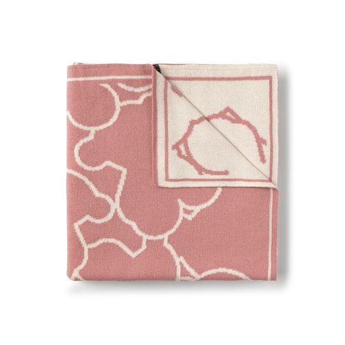 Manta de bebé reversible Nilo rosa