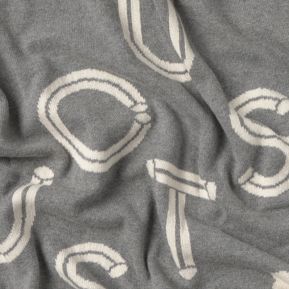 Manta de beb&eacute; reversible Nilo gris