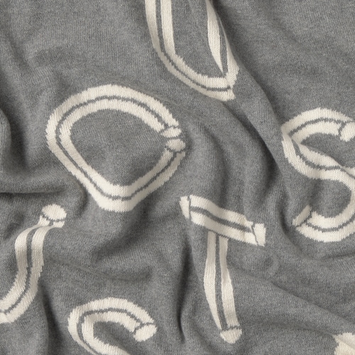 Manta de bebé reversible Nilo gris