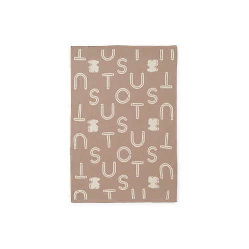 Manta de bebé reversible Nilo rosa