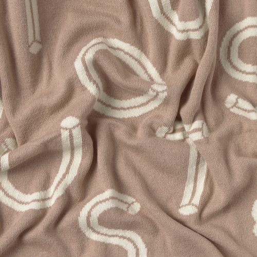 Manta de bebé reversible Nilo rosa