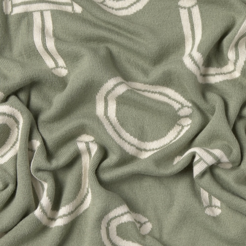 Manta de bebé reversible Nilo verde