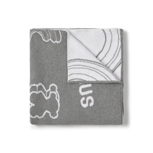Manta de bebé reversible Nilo gris