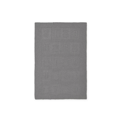 Reversible baby blanket in Nilo grey