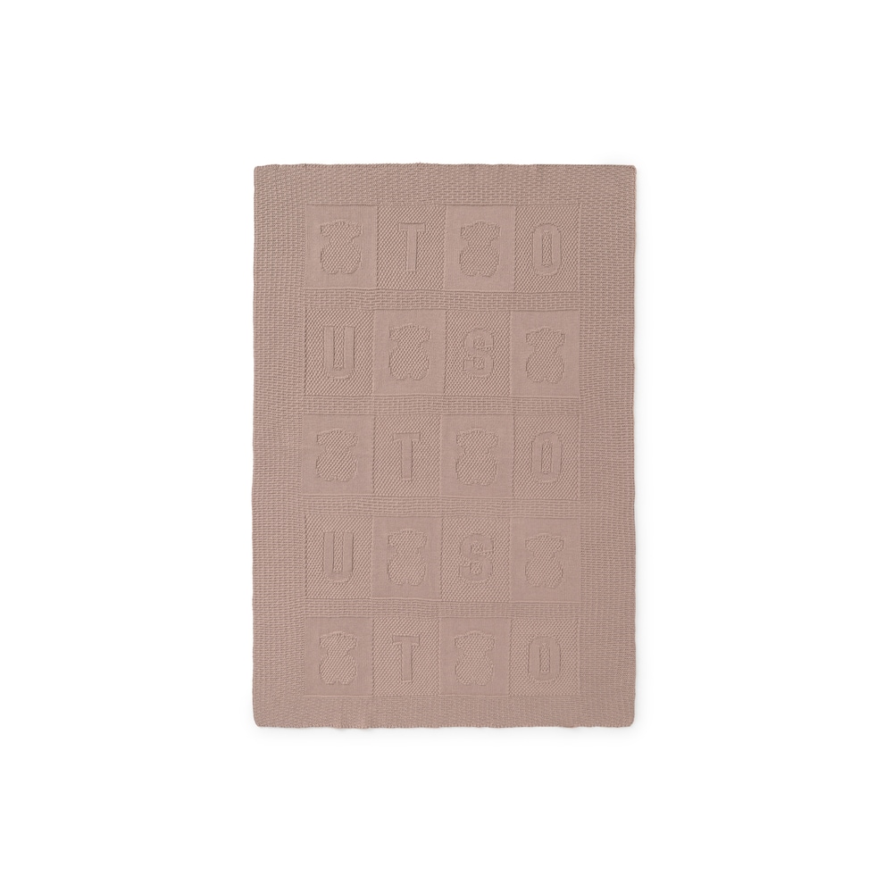 Manta de beb&eacute; reversible Nilo rosa