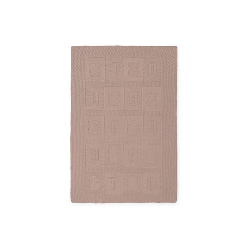 Reversible baby blanket in Nilo pink