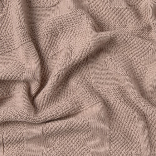 Manta de bebé reversible Nilo rosa