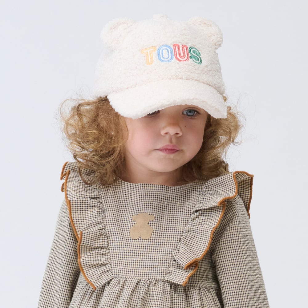 Gorra con orejas para beb&eacute; y ni&ntilde;os Cap crudo