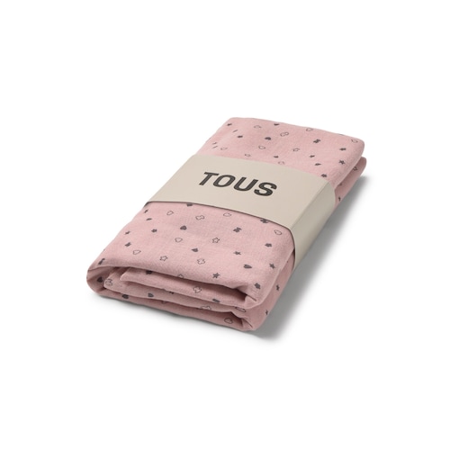 Baby muslin in Muse pink