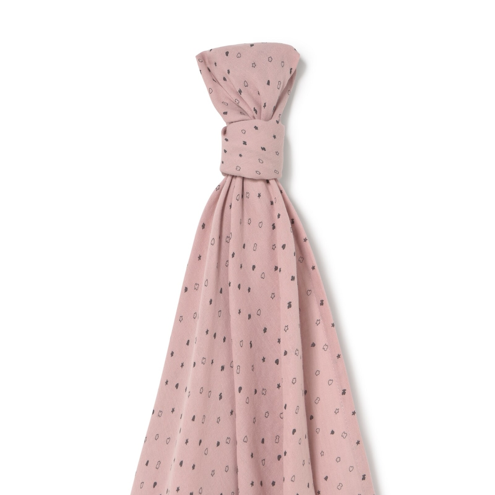 Muselina de beb&eacute; Muse rosa