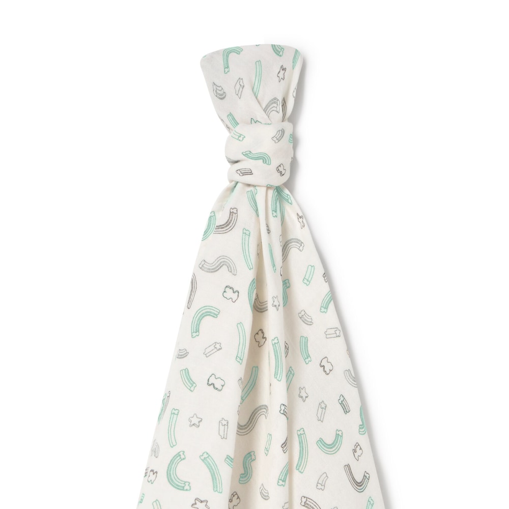 Muselina de beb&eacute; Muse verde