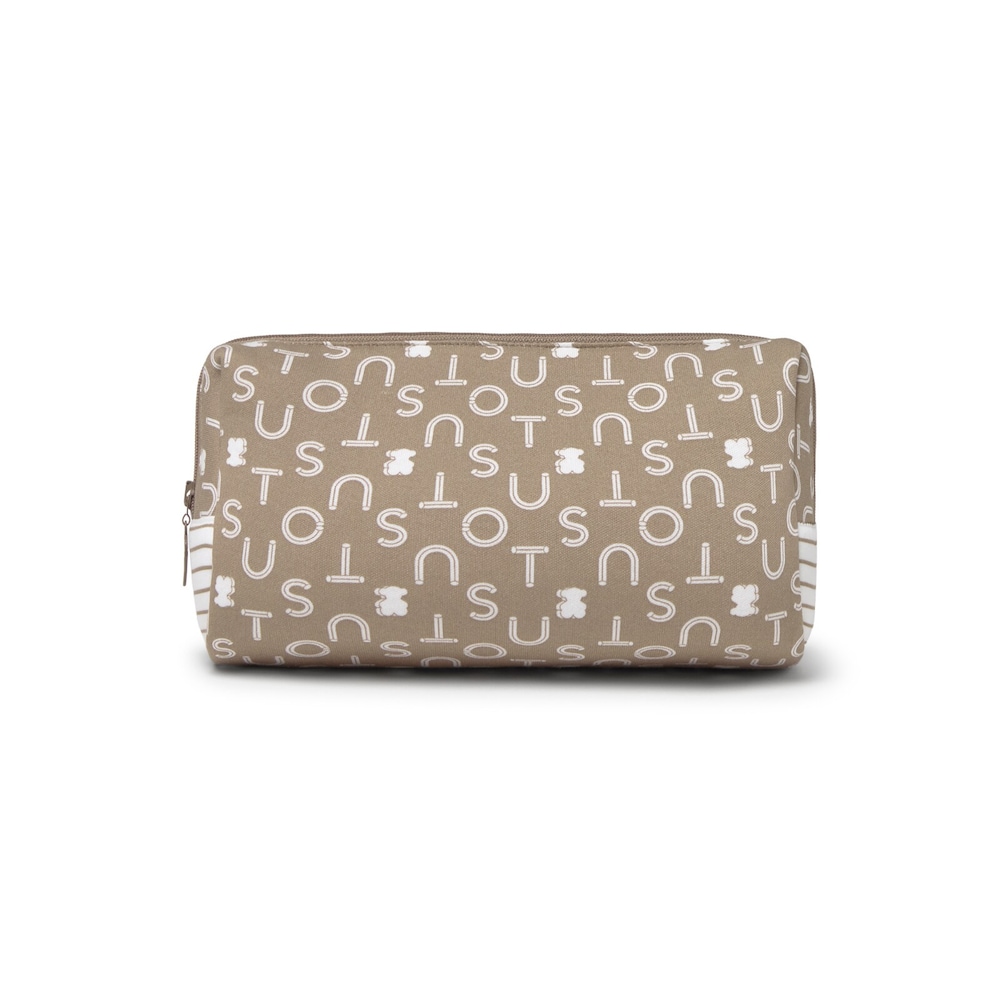 Toiletry bag in Soft beige