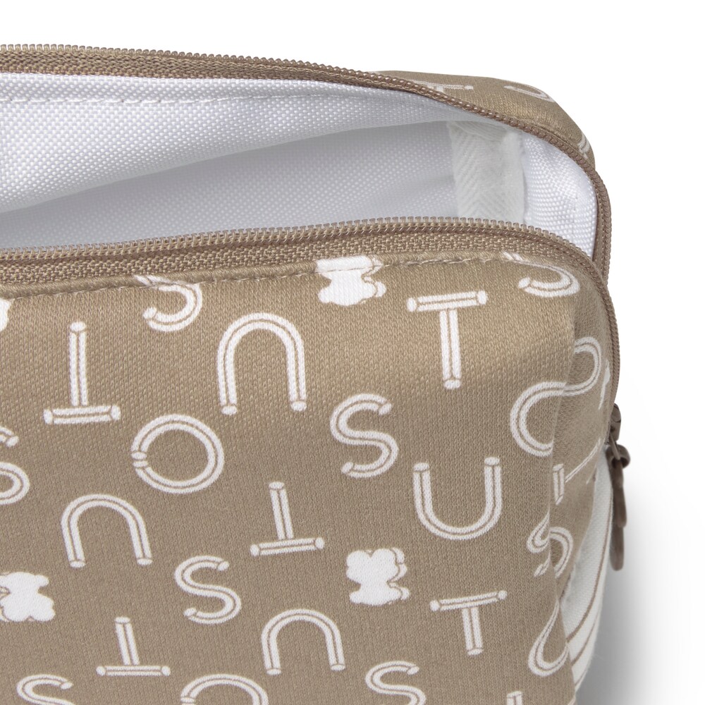 Toiletry bag in Soft beige