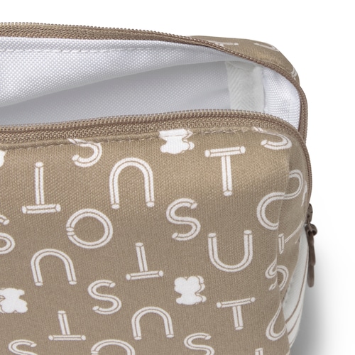 Toiletry bag in Soft beige