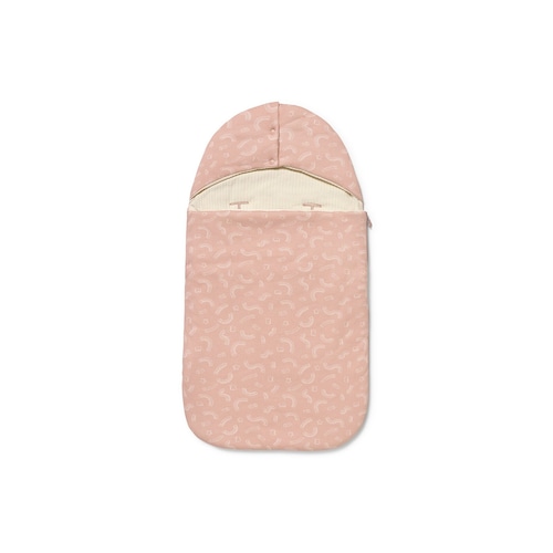 Universal-fit baby footmuff in Arc pink