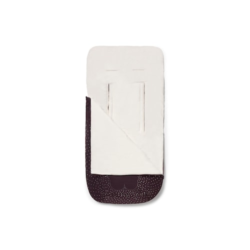 Footmuff for pushchair in Tec Glam maroon