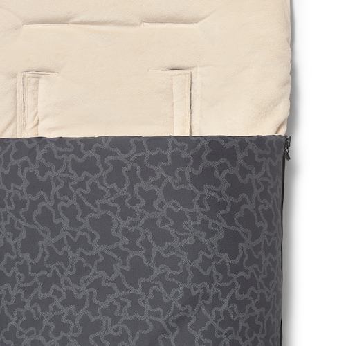 Footmuff for pushchair in Tec Kaos grey