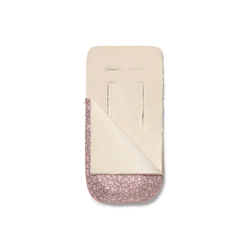 Footmuff for pushchair in Tec Kaos pink