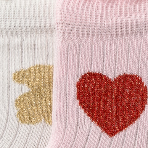 Pack de 2 pares de calcetines de bebé SSocks rosa