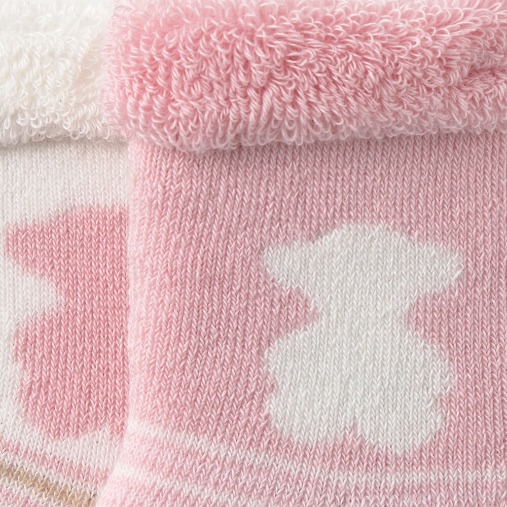 Pack of 2 pairs of baby socks in SSocks pink