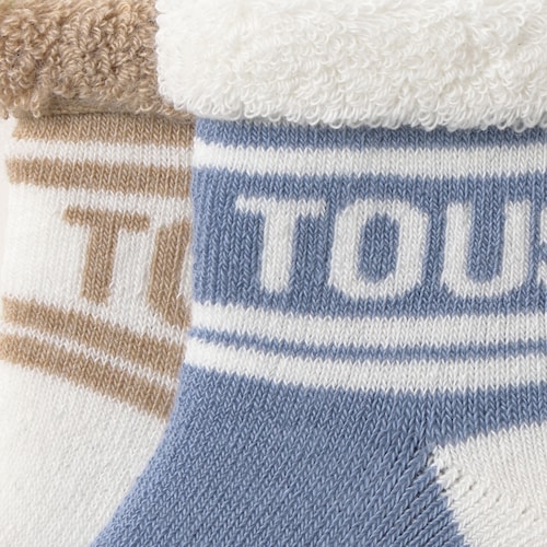 Pack 2 pares de calcetines bebé SSocks azul