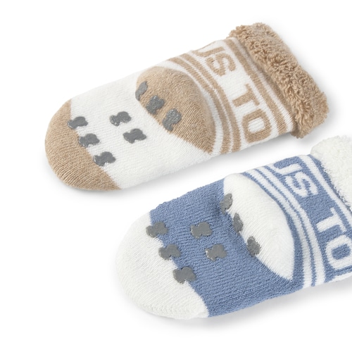 Pack 2 pares de calcetines bebé SSocks azul