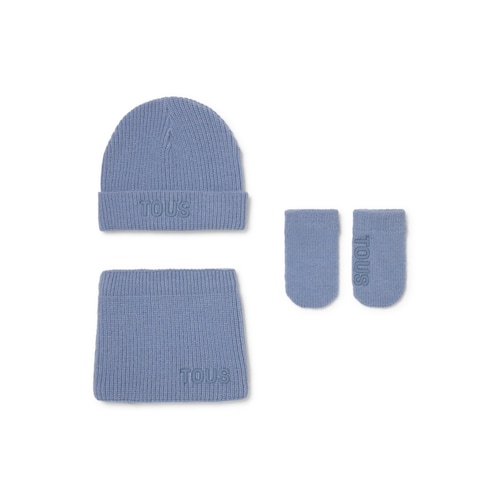 Conjunto de inverno Snow azul celeste