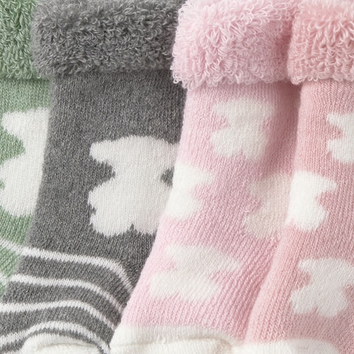 Pack de 4 pares de calcetines de bebé SSocks rosa