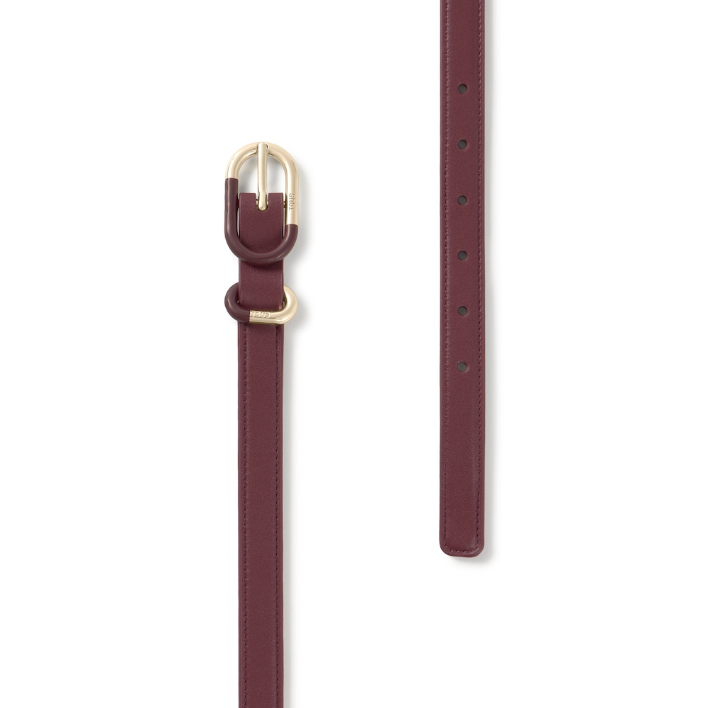 Cintur&oacute;n burdeos M/L TOUS Fold