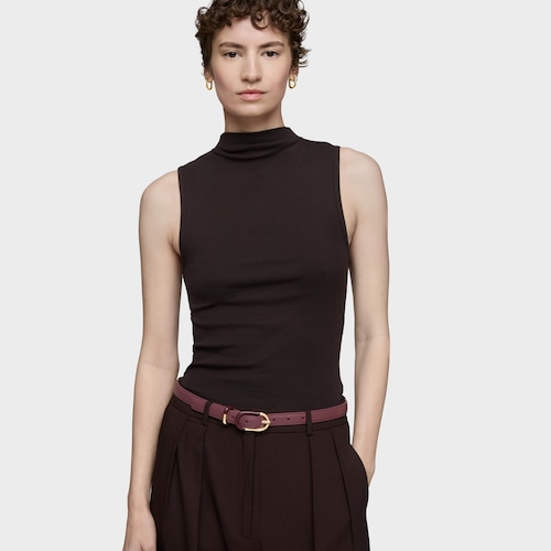 Cinturón burdeos M/L TOUS Fold