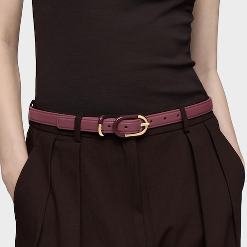 Cinturón burdeos S/M TOUS Fold