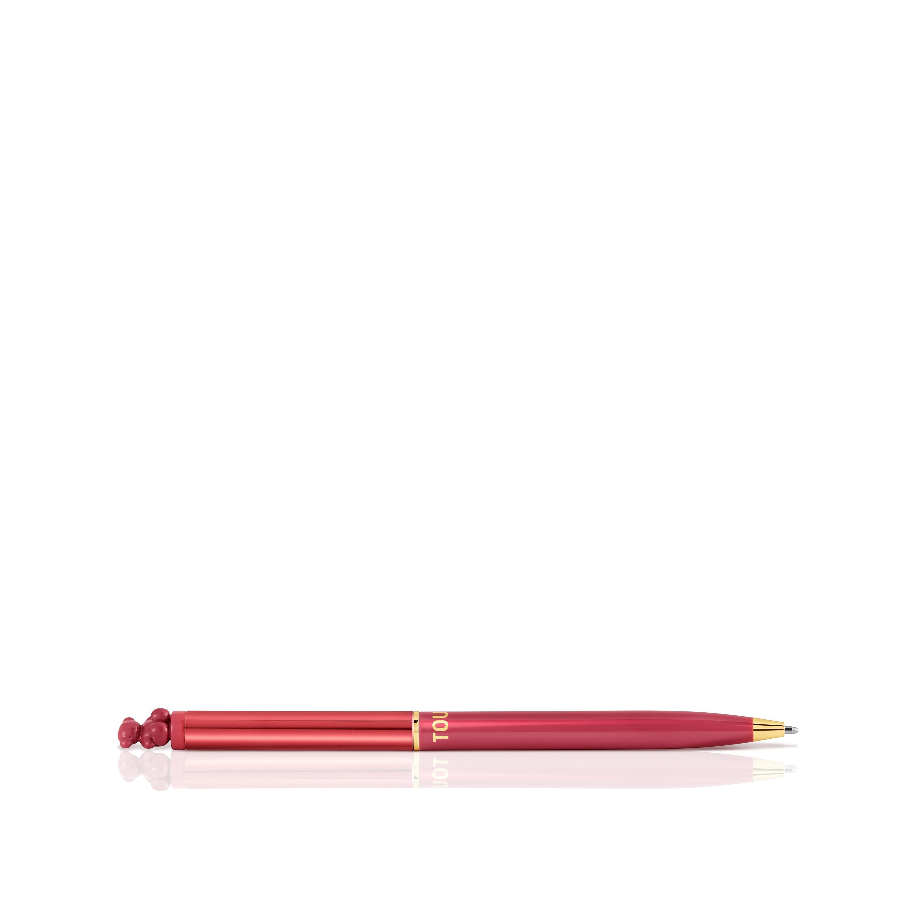 Red chrome Pen with bear TOUS Bold Bear