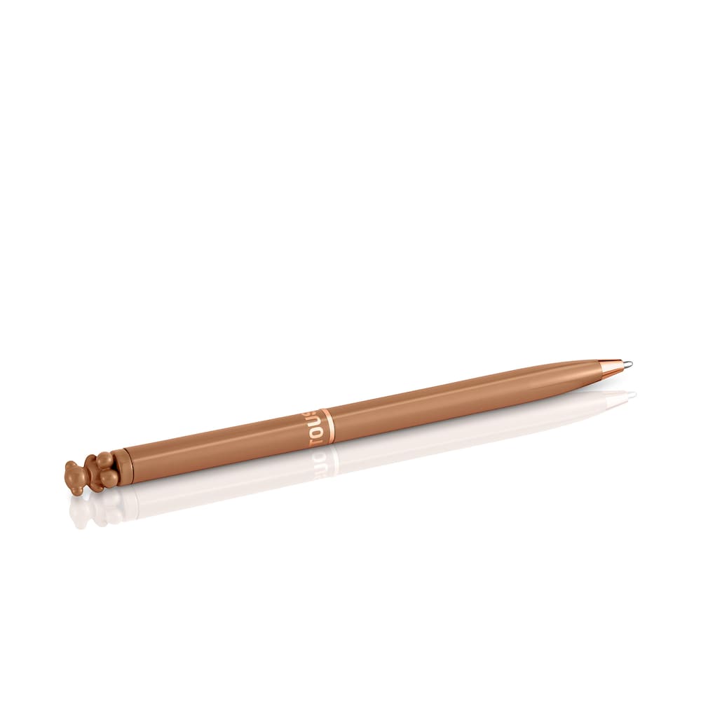 Kupferfarbener verchromter Kugelschreiber mit B&auml;renmotiv TOUS Bold Bear
