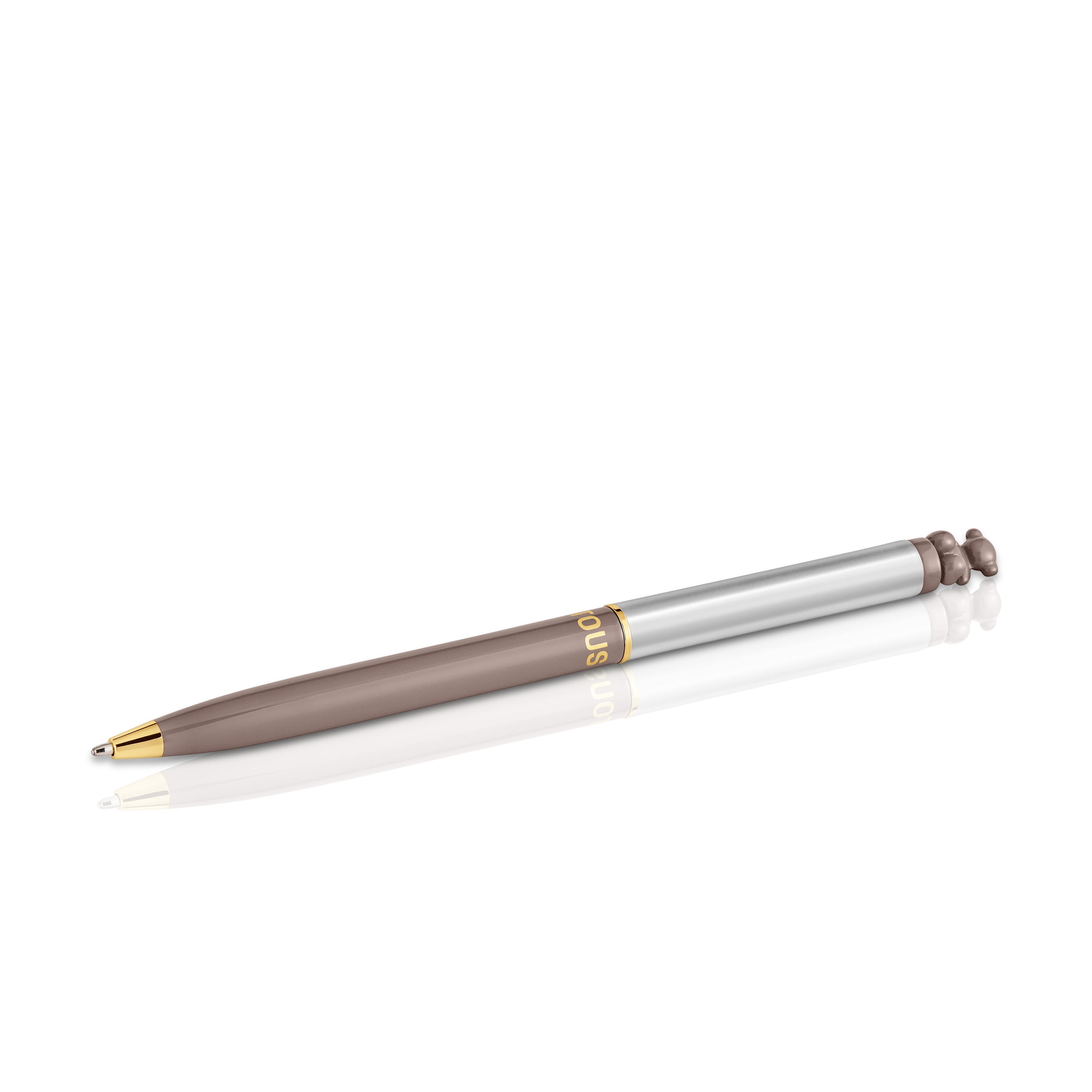 Ｂ☆シルバーカラーのクロムペン Bold Bear Taupe-colored chrome Pen with bear TOUS Bold Bear | TOUS