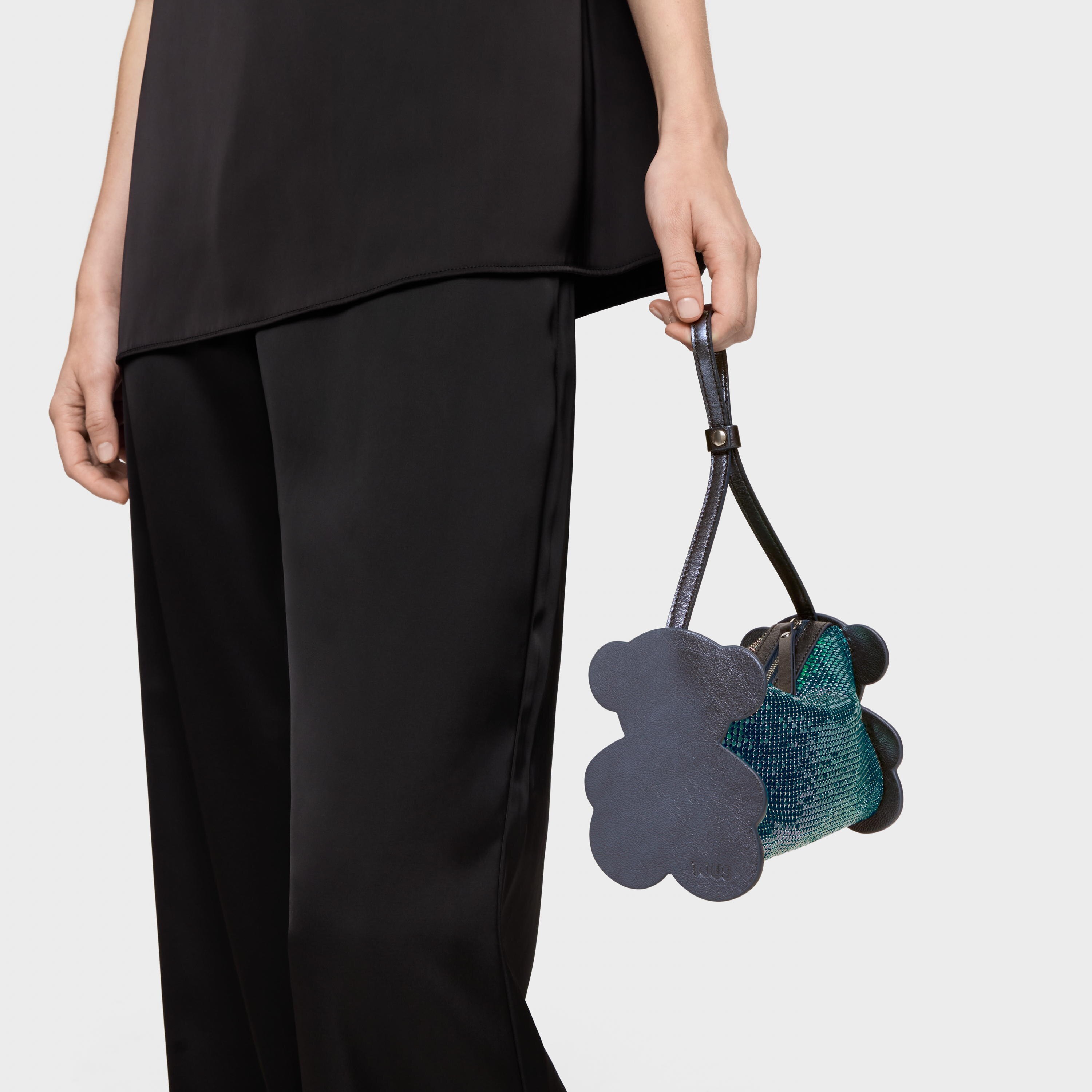 Dark blue Shoulder bag TOUS Salsi