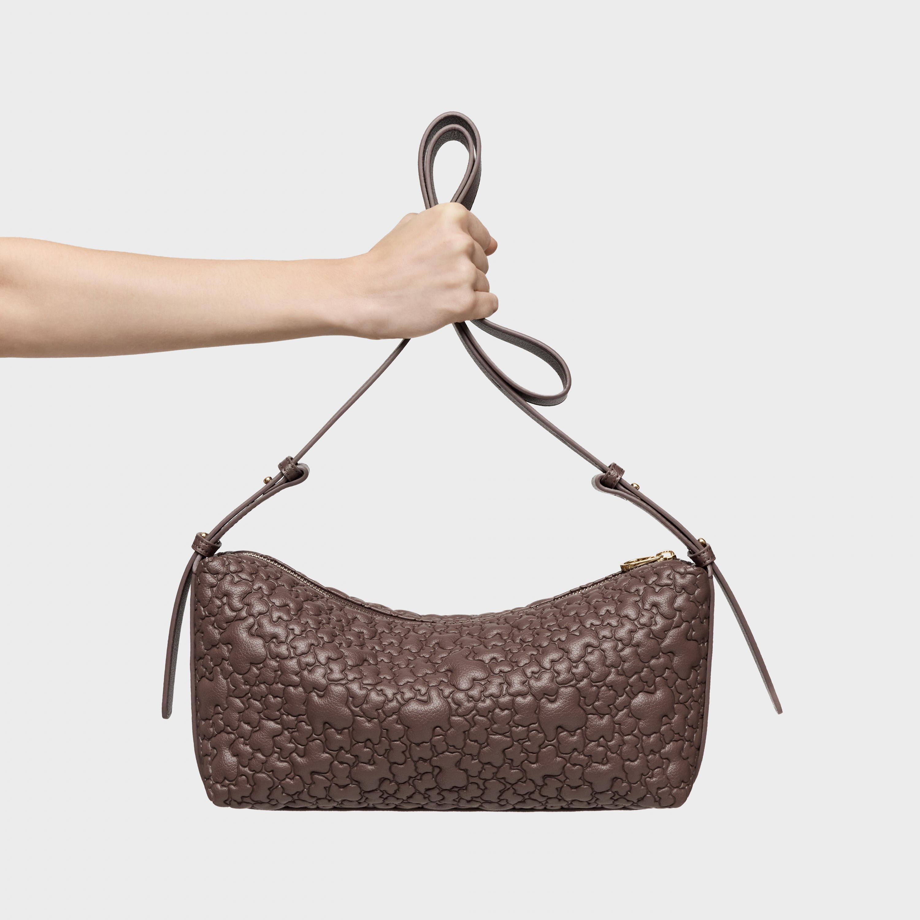 Brown Crossbody bag TOUS Puffy Bear
