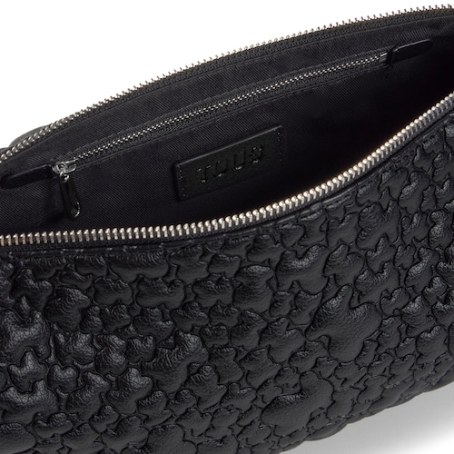 Bandolera negro Puffy Bear