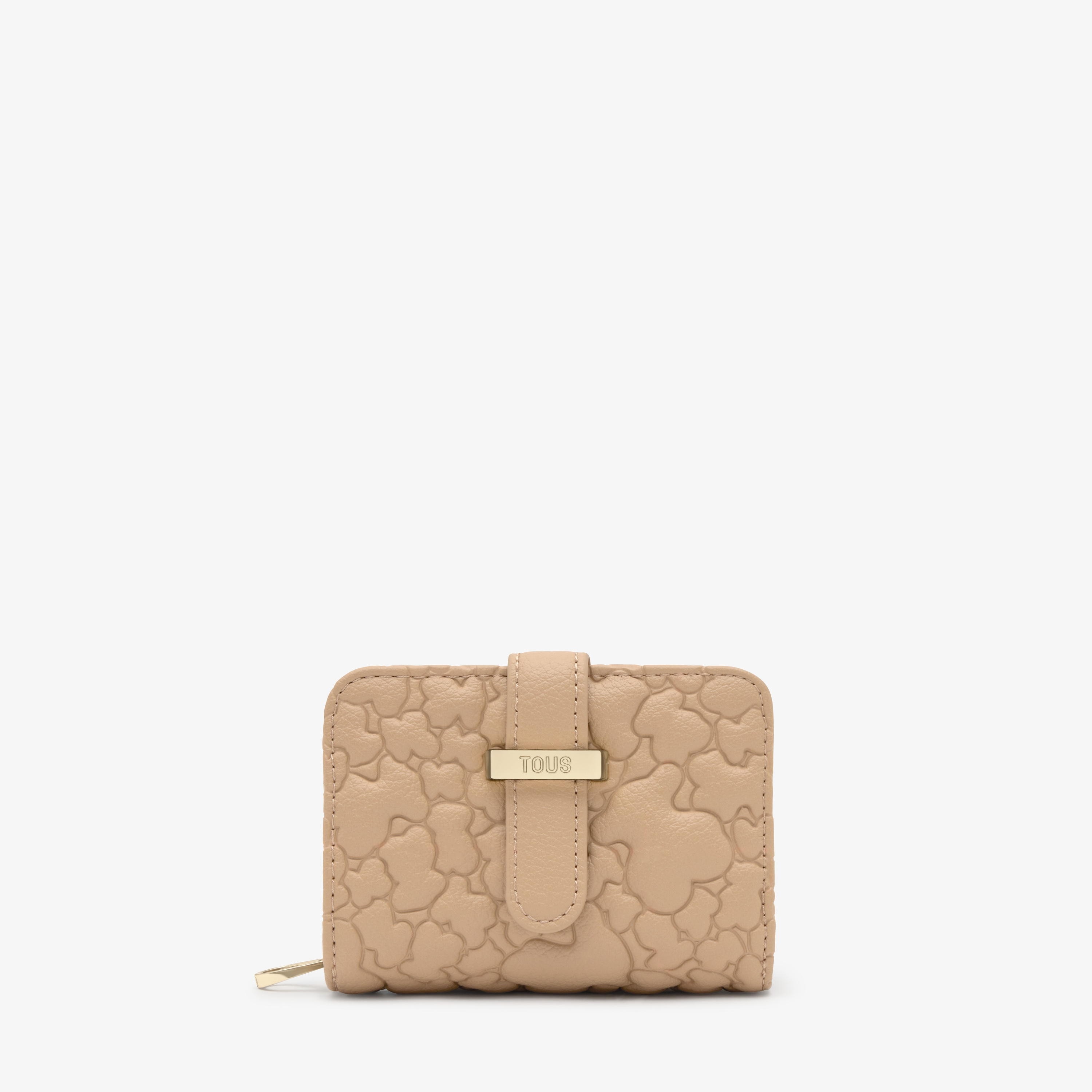 Sand-colored Card wallet TOUS Bridge Puffy Bear